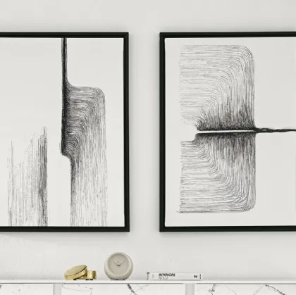 Quadro decorativo stampato su tela Kuadro 01 di Calligaris