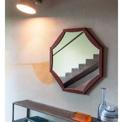 Specchio Sunflower con cornice in Rovere di Devina Nais
