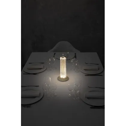 Lampada in vetro Briccola da tavolo di Vesoi