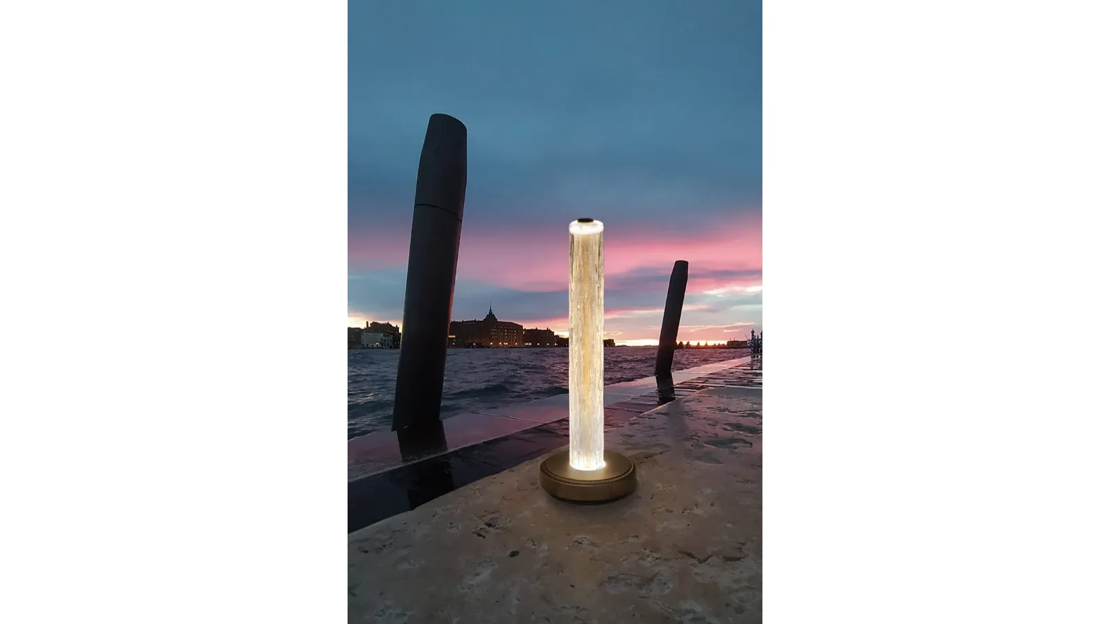 Lampada in vetro Briccola da terra di Vesoi