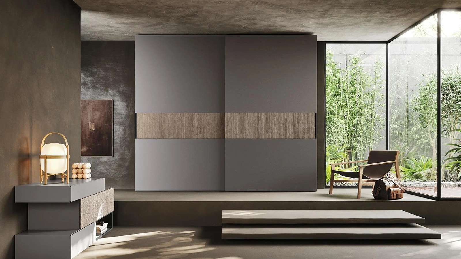 Armadio con ante scorrevoli Comp N29 di Mobilgam