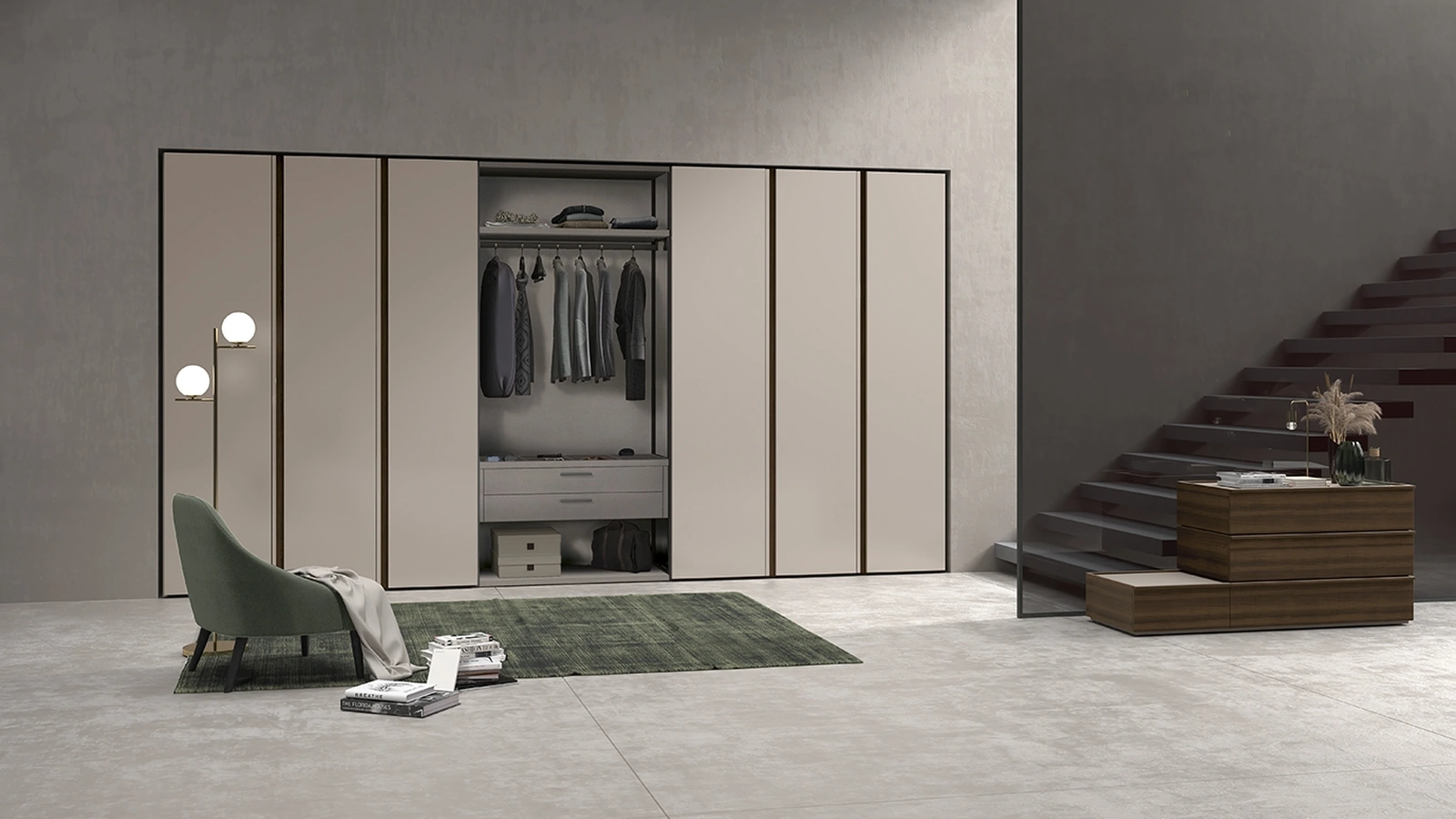 Armadio Cutting Plus U14 di Colombini Casa