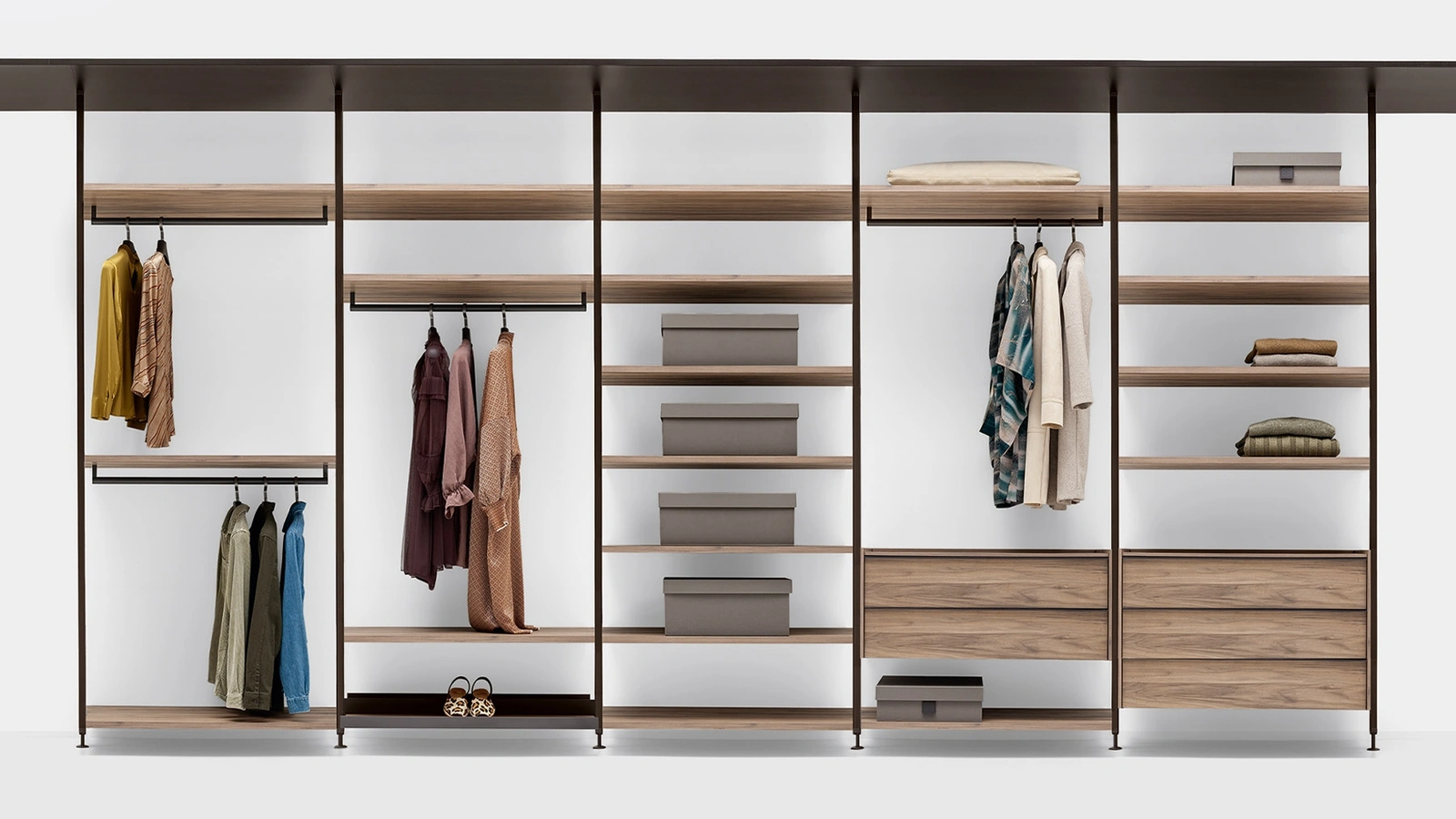 Cabina Armadio Novel di Kristalia