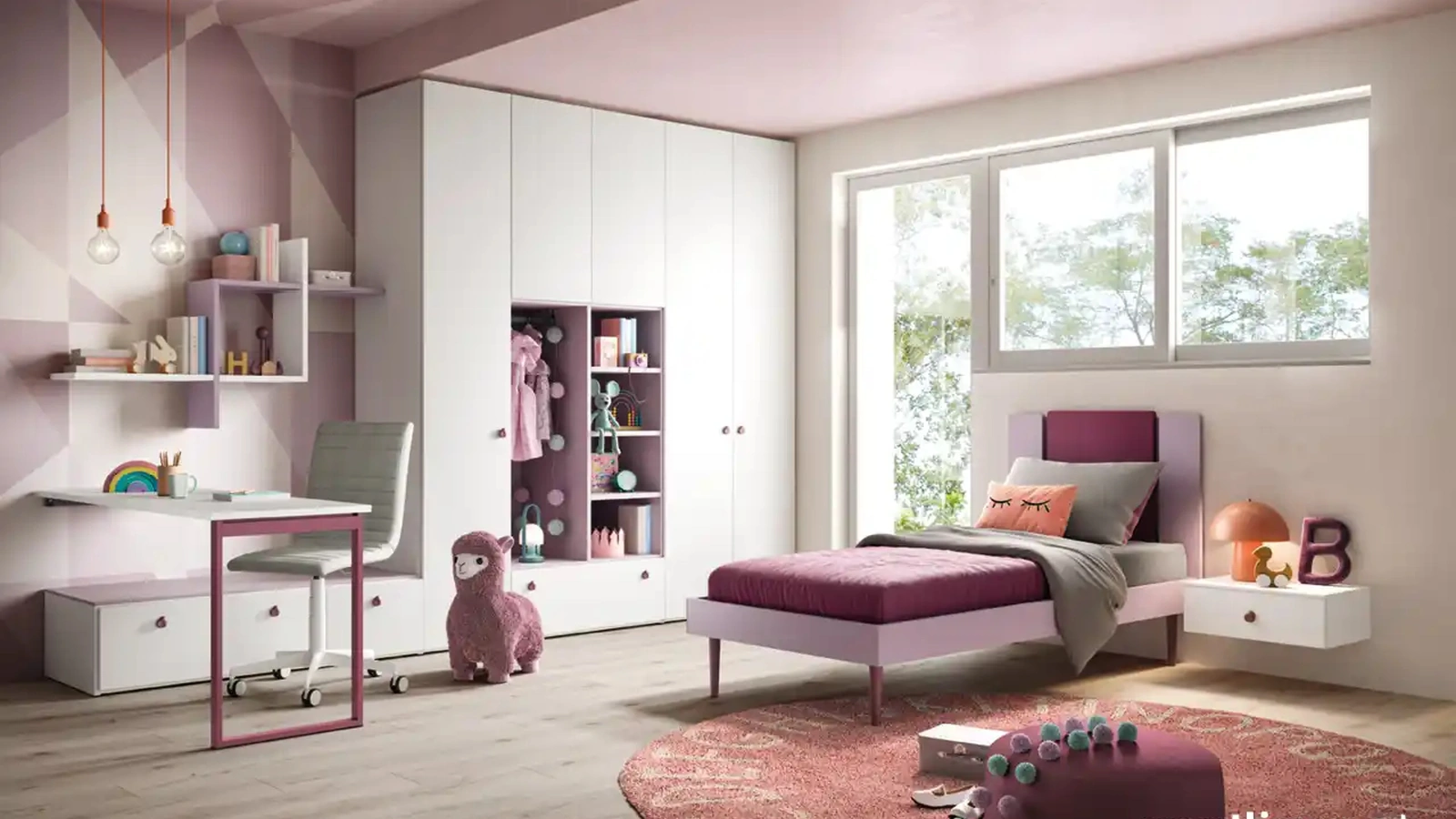 Cameretta componibile K112 di Moretti Compact Camerette