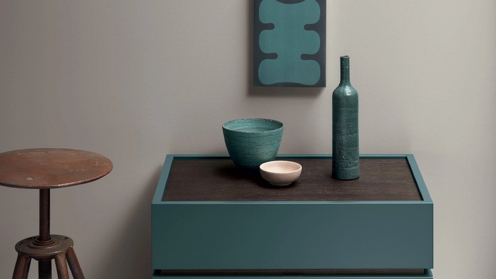 Comodino Wafer di Kristalia