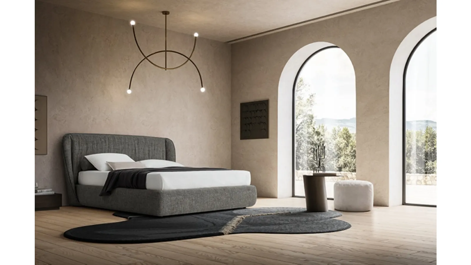 Letto Nest con testiera di Ennerev