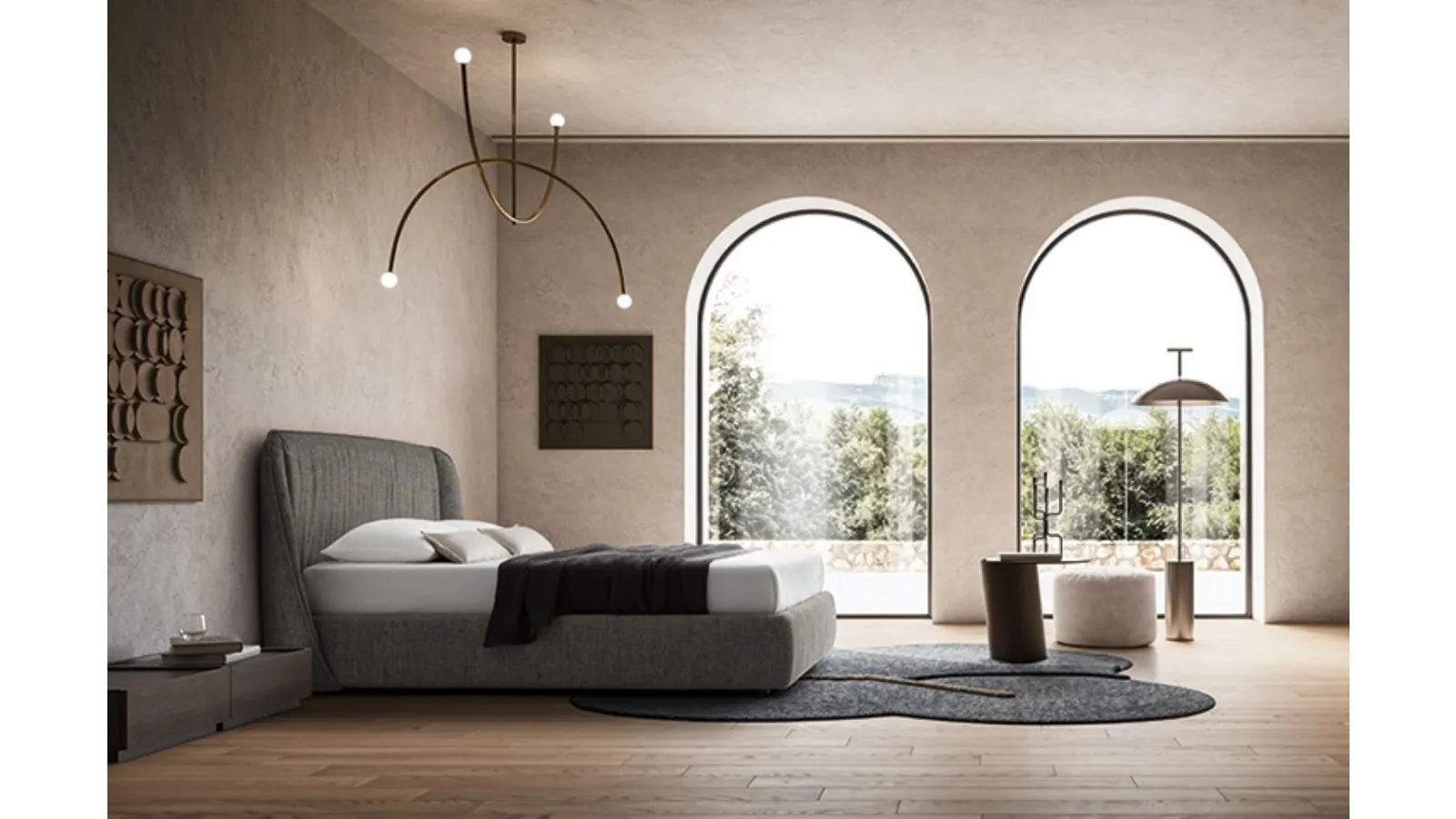 Letto Nest con testiera di Ennerev
