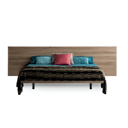 Letto Zen con testiera effetto sospesa di Devina Nais