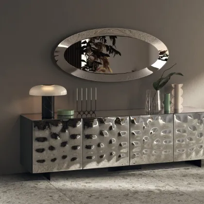 Madia Sideboard 02 in vetro specchiato Glow di Scavolini