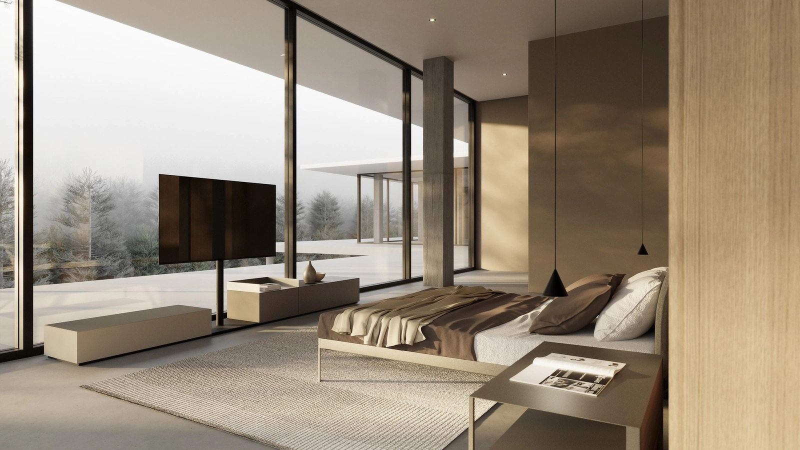 Mobile Porta Tv Tvu di Kristalia