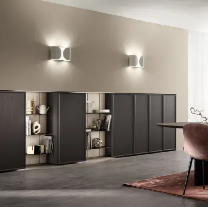 Parete Attrezzata Living Poetica 03 di Scavolini