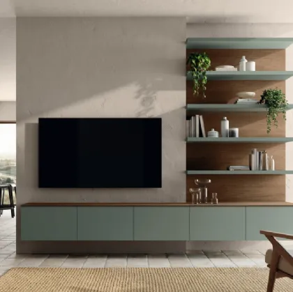 Parete Attrezzata Moda Living 03 di Scavolini