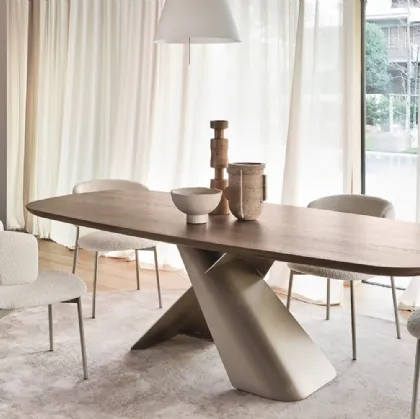 Tavolo Axiom legno di Calligaris