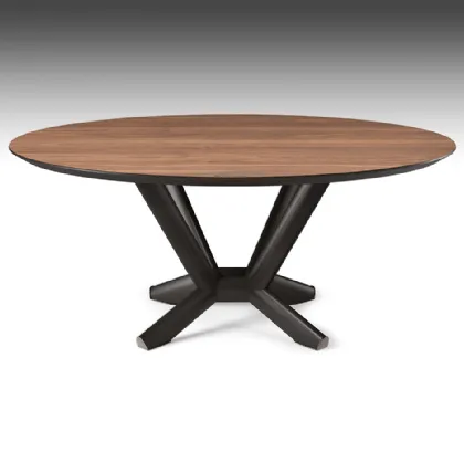 Tavolo rotondo in legno Planer Wood Round di Cattelan Italia