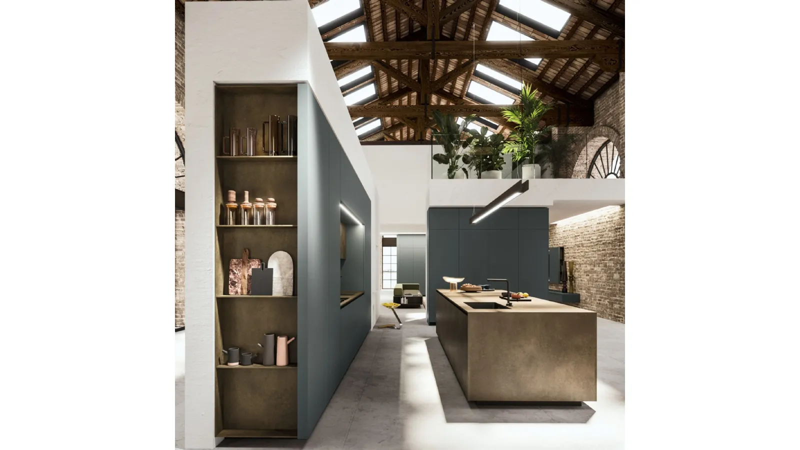 1. Cucina con isola: eleganza e funzionalità a 360°
