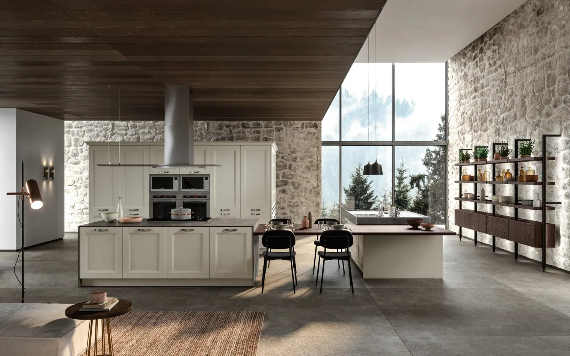 Cucine Classiche con isola