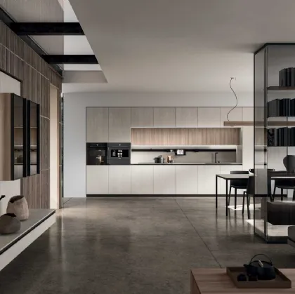 Cucina Design lineare Ak Project 02 in melaminico di Arrital