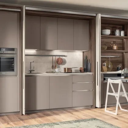 Cucina Moderna Boxi Grigio Selce di Scavolini