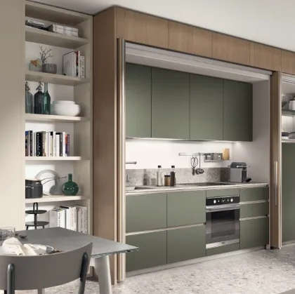 Cucine Moderne monoblocco salvaspazio