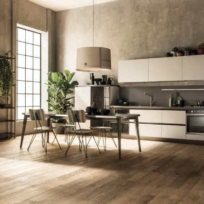 Cucina Moderna Diesel Open Workshop 11 in decorativo Soft Beige di Scavolini