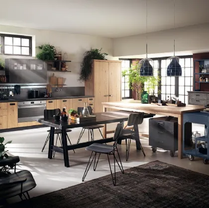 Cucina Moderna Diesel Social Kitchen in Rovere Nodato di Scavolini