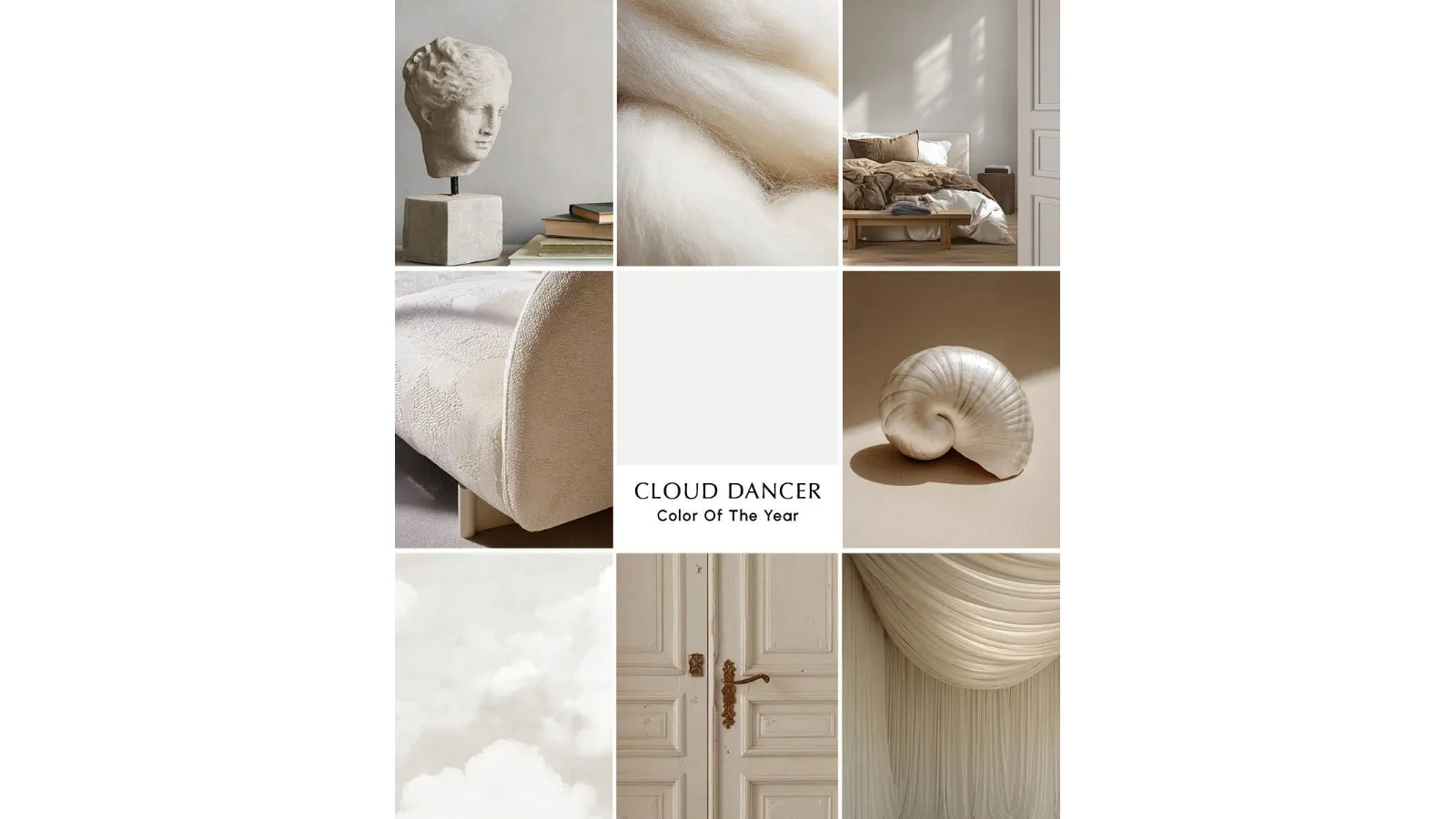 Cloud Dancer: il colore dell’anno e la nuova neutralità
