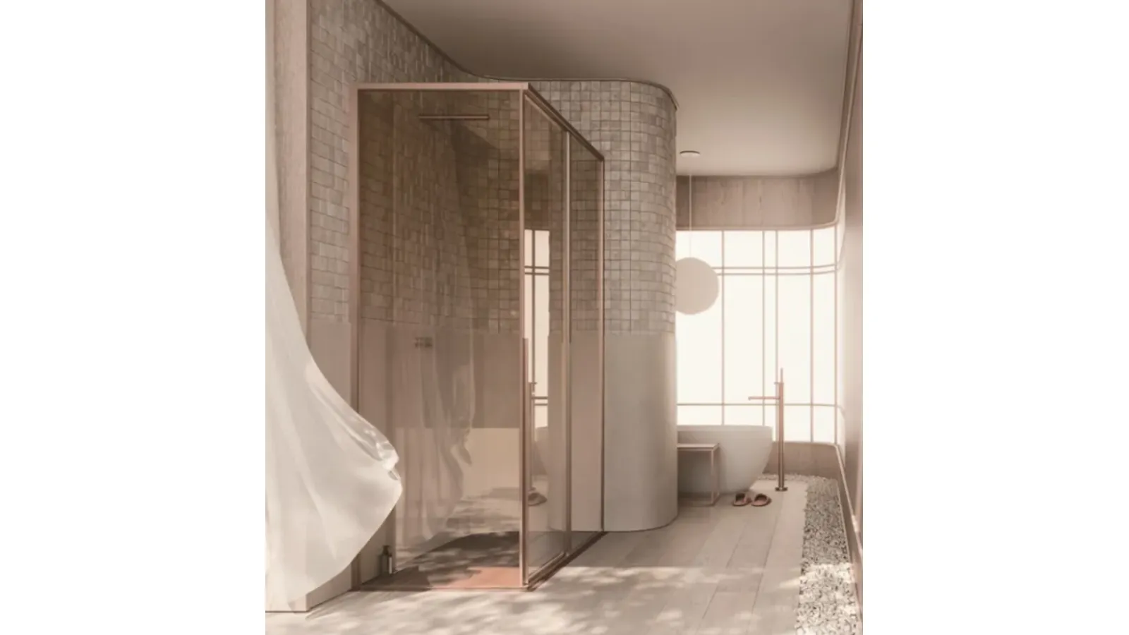 “Levante” della linea Ibra Showers di Arbi Arredobagno: 