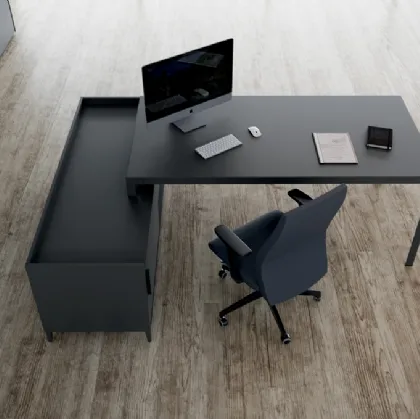 Scrivania Direzionale D1 05 in laccato opaco di Colombini Office