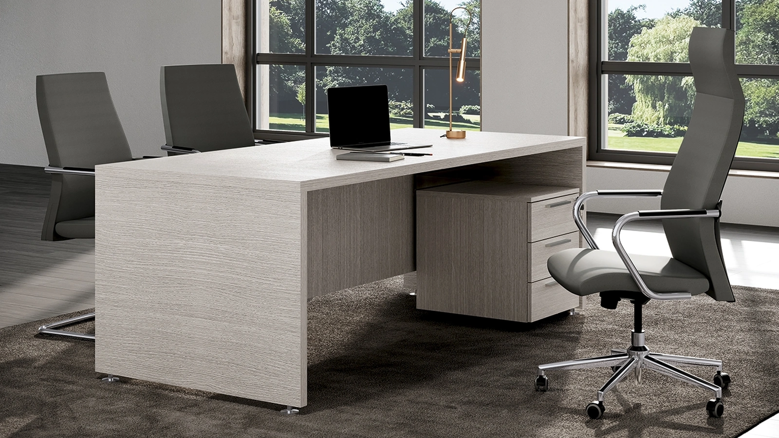 Poltrona Direzionale Go Easy Melaminico di Colombini Office