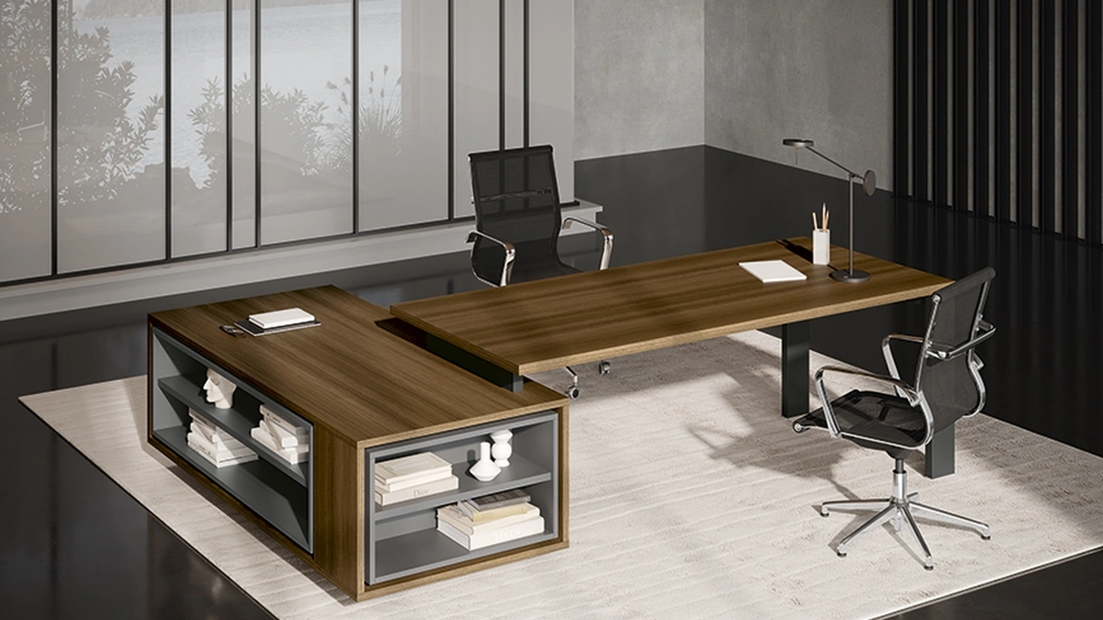 Scrivania Direzionale Go Steel Melaminico di Colombini Office