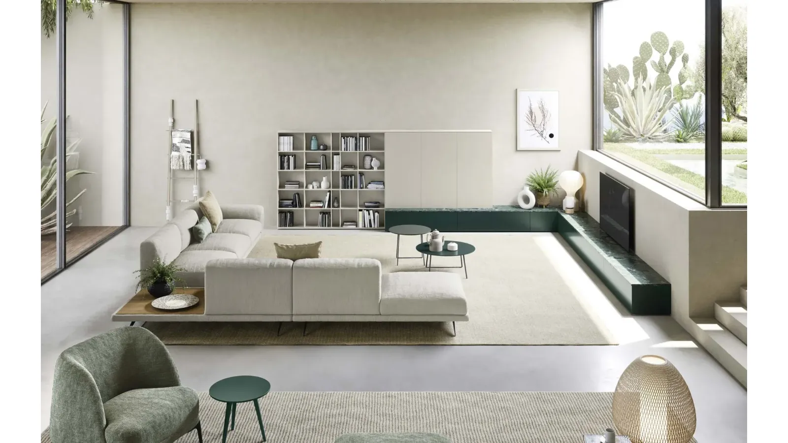 3. Il tocco finale: il verde e i dettagli tessili